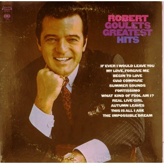 Пластинка Robert Goulet's Robert Goulet's Greatest Hits